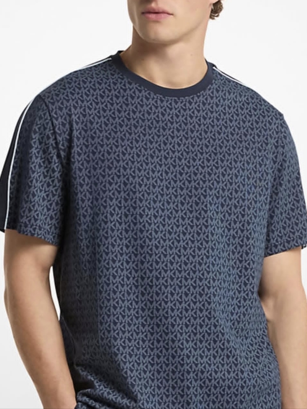 Michael Kors All-Over Logo Short-Sleeve Tee